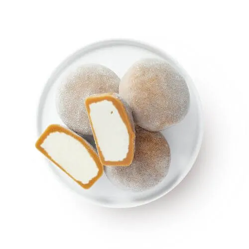 Salted Caramel Mochi Ice Cream